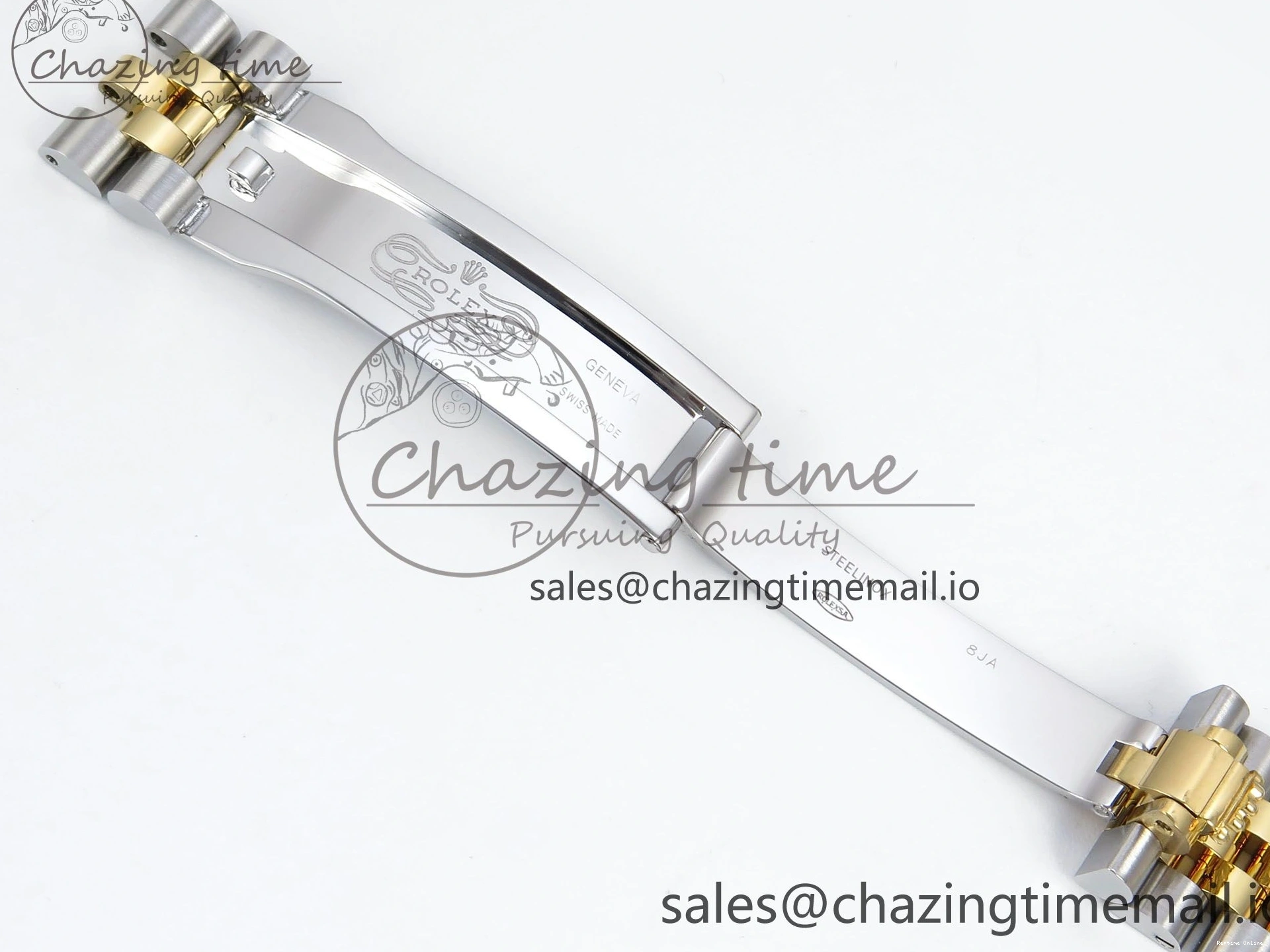 0403 StreetReady DateJust 31 278383RBR ARF 1:1 Best Edition 904L Steel Green Roman Diamonds Dial Diamonds Bezel on SS YG Jubilee Bracelet ETA 418